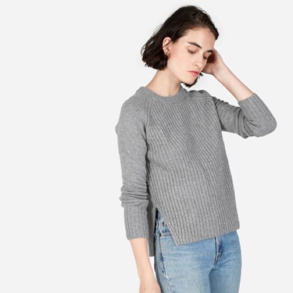 Everlane Ribbed Cashmere Sweater